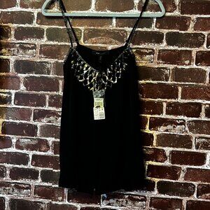 BCBGMAXAZRIA Sequin Cami Top